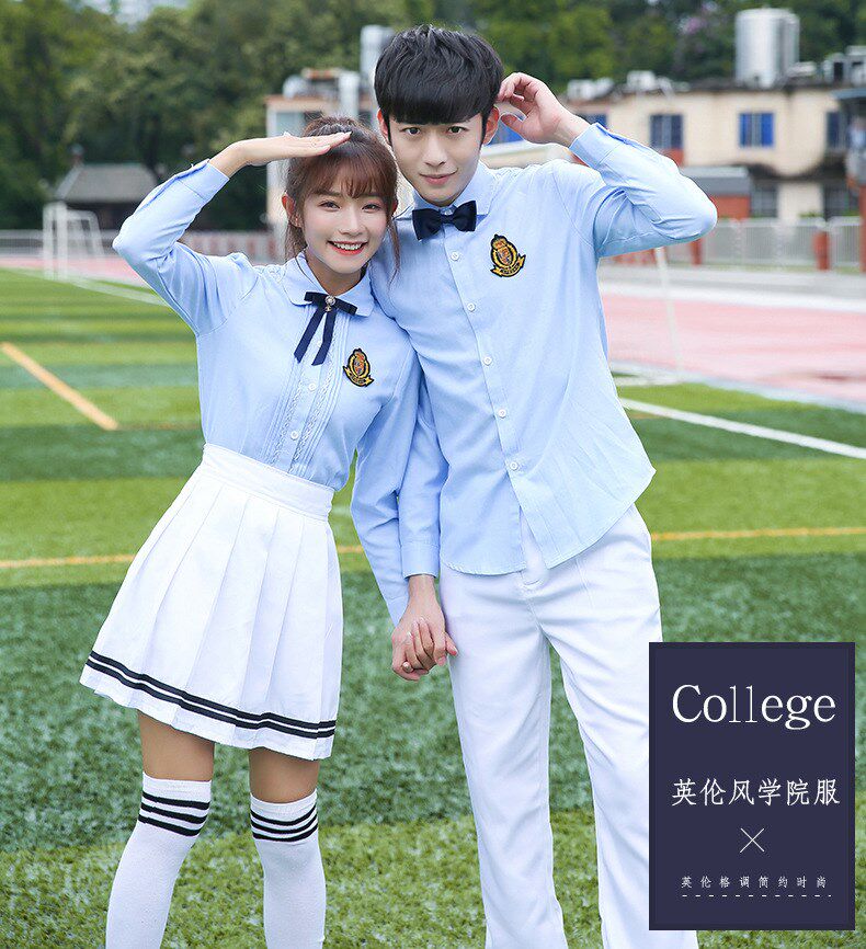 校服英伦风同款少年派中学生初中中班演出高中班女裙校服