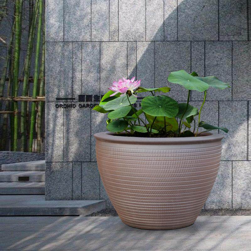 花盆大号特大号超大陶瓷30cm以上深高盆2021新款花盆