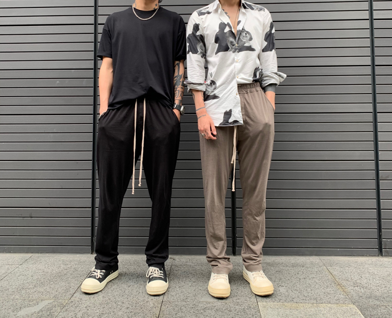 OKGAO RO BERLIN高街休闲裤男夏季薄款宽松直筒初秋百搭长裤