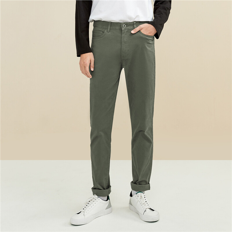 佐丹奴弹力气质休闲裤男裤宽松舒适弹性棉质男生休闲长裤61118027