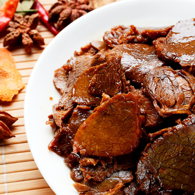 熟食酒菜吃下小吃香辣休闲零食特产仙都湖南牛肉类