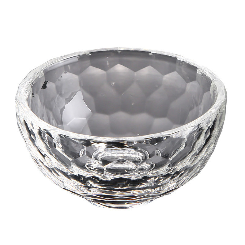 透明调面膜碗水晶玻璃碗精油碟美容院玻璃小碗精油碗皮肤管理工具
