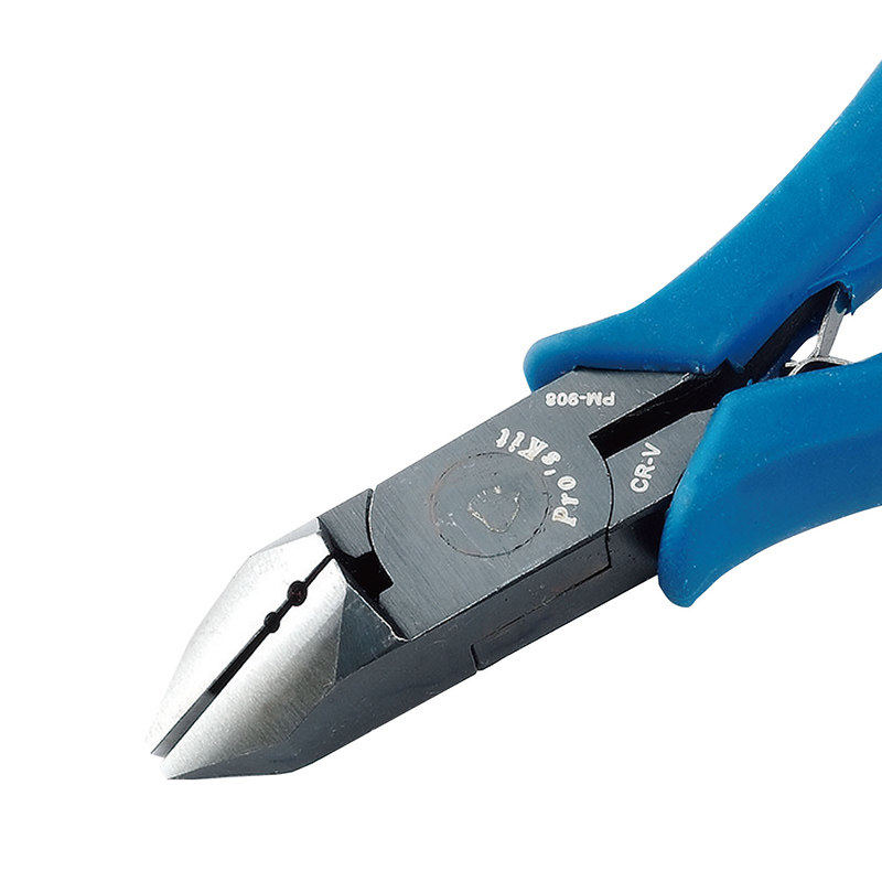 台湾宝工pm908进口克钢6寸斜口钳斜嘴钳子偏口钳剪钢丝