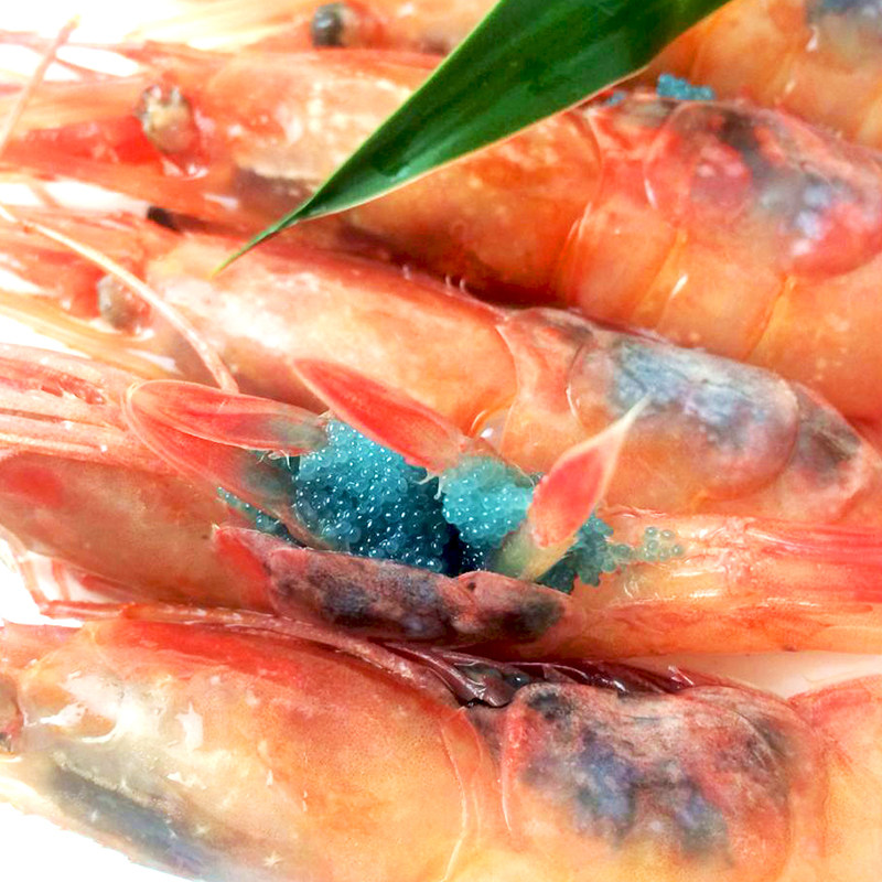 日本料理刺身生吃超低温甜虾真正北极甜虾鲜甜可口全国包邮2斤装