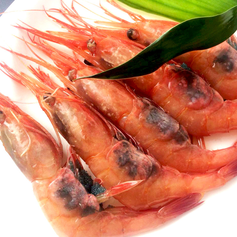 日本料理刺身生吃超低温甜虾真正北极甜虾鲜甜可口全国包邮2斤装