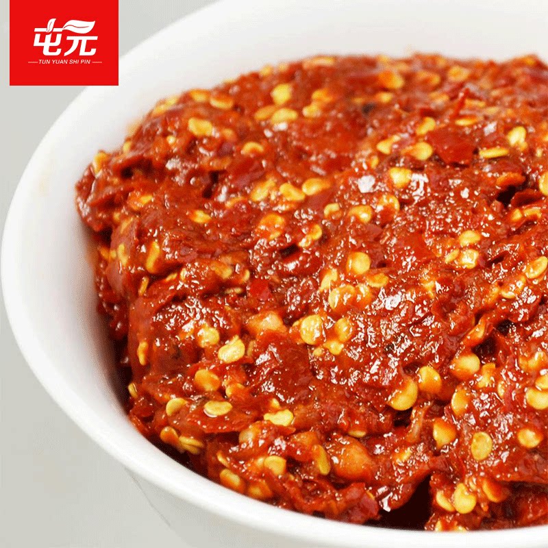 贵州特产琼芳糍粑辣椒鲜辣椒酱200g*3火锅海椒辣椒类辣子调味料_不