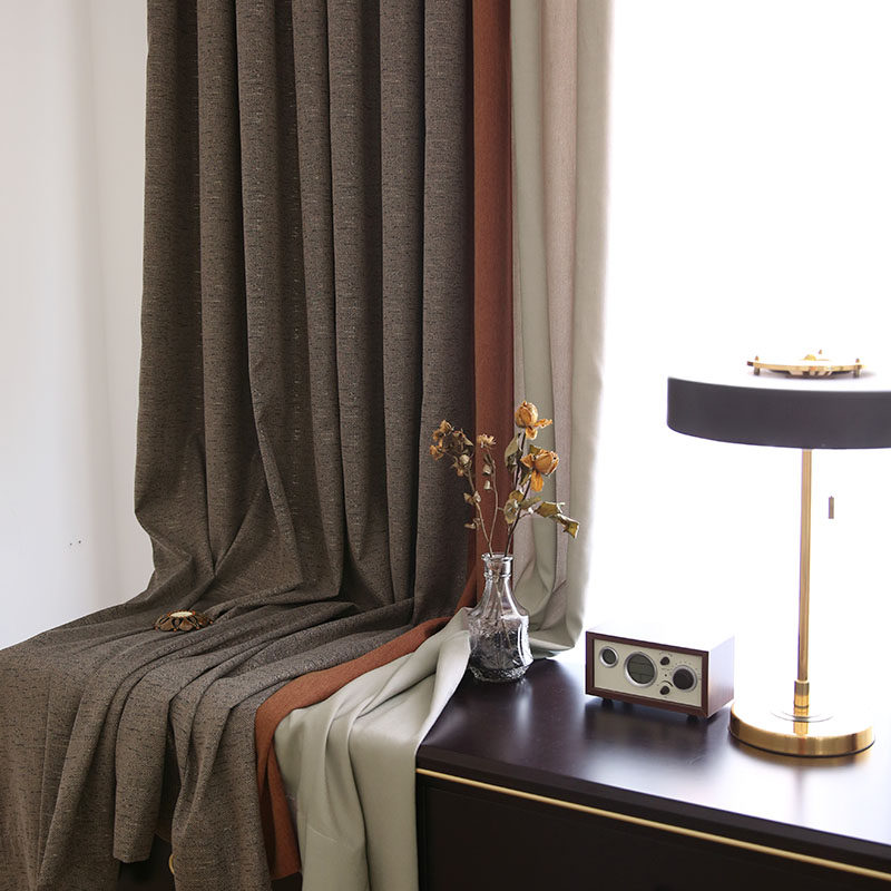 摩登高档定制卧室客厅精密印象高精密提花百搭定制窗帘