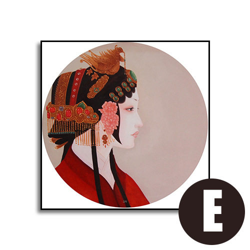 京剧戏曲花旦人物脸谱装饰画客厅卧室书房中式现代装饰画