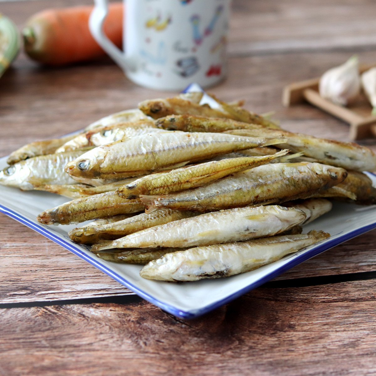 犹江湖畔赣南上犹陡水湖特产农家自烤棍子河鱼干货散装500克包邮