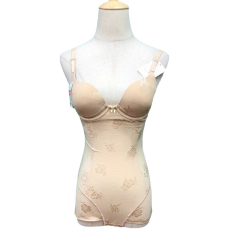 四季可穿吊带可拆带钢钢圈文胸连体塑身ab塑身连体衣