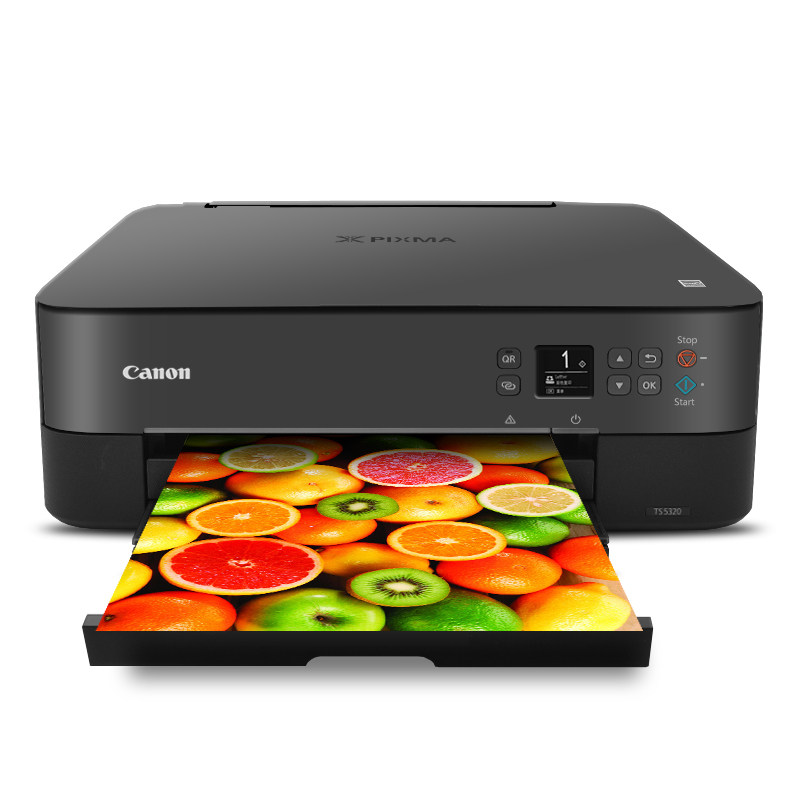 佳能ts5320彩色照片手机无线wifi打印复印扫描一体机家用小型双面