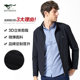Seven wolves stand collar business jacket spring and autumn thin middle aged men's loose casual brand men's jacket fashion Seven wolves stand collar business jacket spring and autumn thin middle aged men's loose casual brand men's jacket fashion