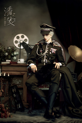 as天使工房 潘安-军装版 大叔 全套 dl117091a 叔叔sd bjd娃娃