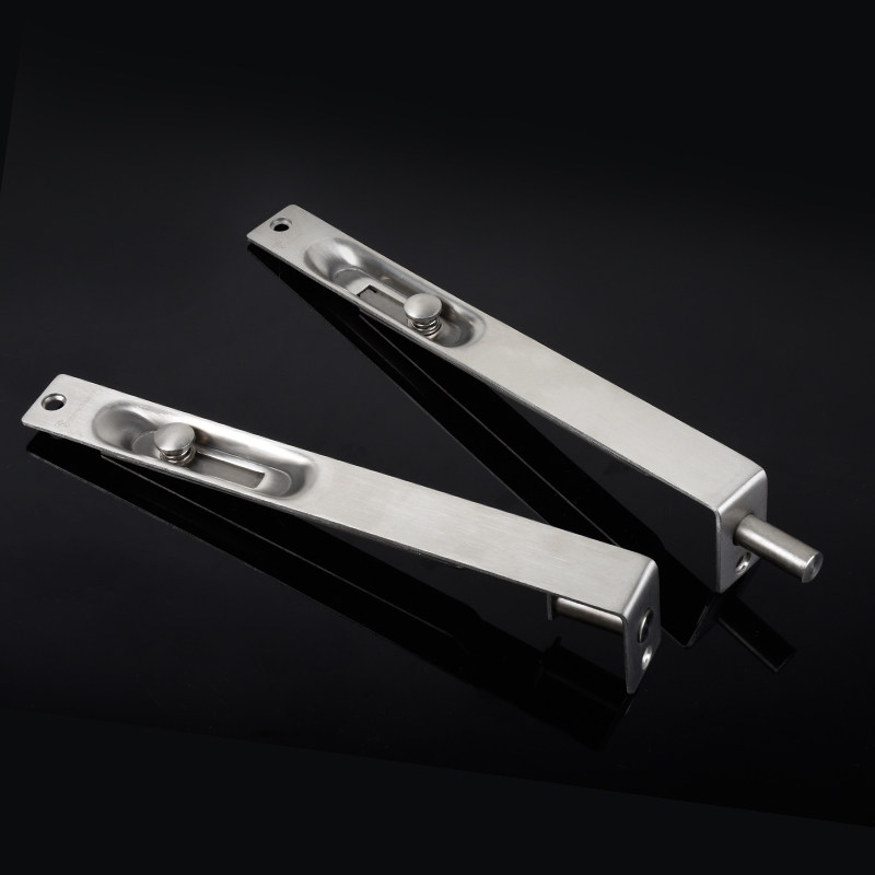 暗插锁 木门插销 双开子母门暗插销 不锈钢或铜材质 长度20厘米