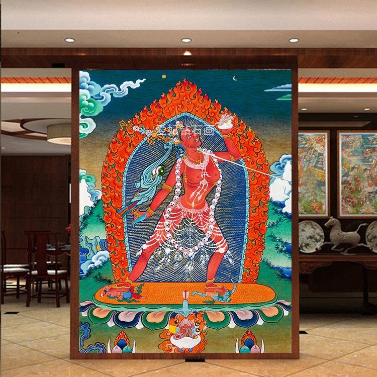 藏传佛教diy方钻满钻钻石画钻石绣唐卡金刚瑜伽空行母贴钻十字绣