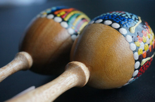 印尼巴厘特产民族打击节奏乐器奥尔夫沙锤单个沙锤