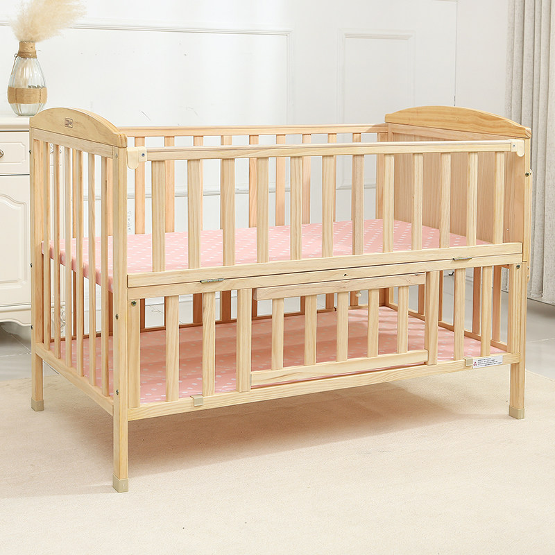 出口澳洲实木婴儿床新生拼接大床摇篮多功能宝宝婴儿床