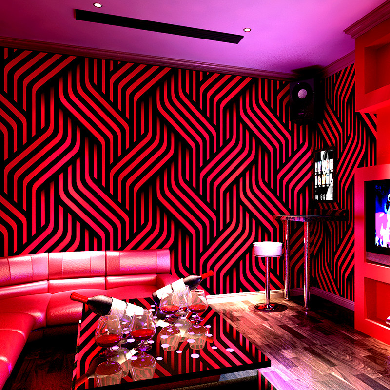 ktv墙纸歌厅闪光墙布3d反光专用酒吧主题pvc墙纸