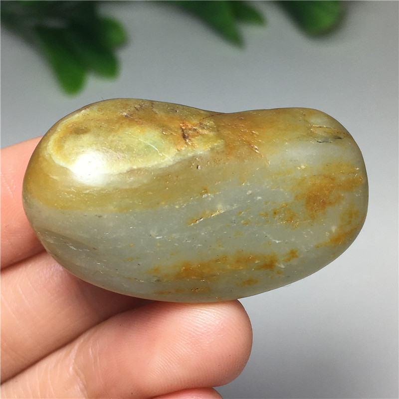 真皮特色籽玉新疆和田青白玉籽料原石吊坠挂件籽天然玉石独籽玩籽