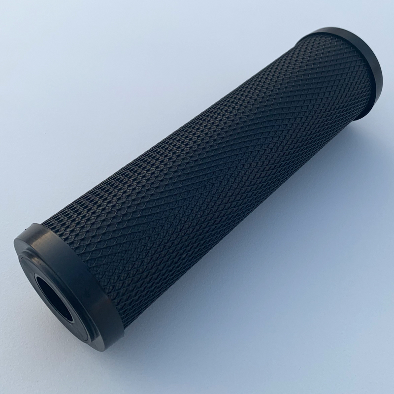 碳棒伯仕10寸平口压缩新款椰壳钻晶滤芯网状净水