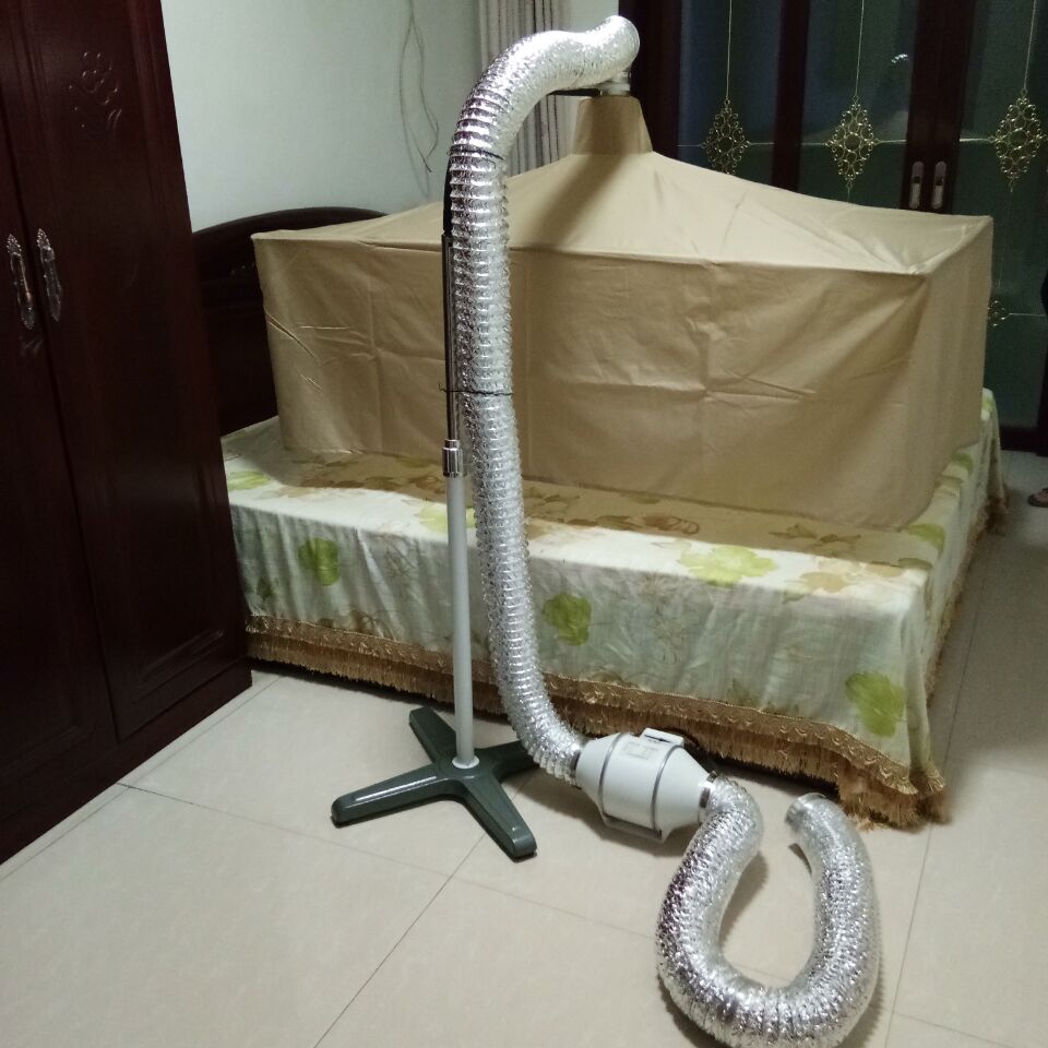 排烟烟机非宏艾灸简易小型吸烟家用移动式烟管空气净化器