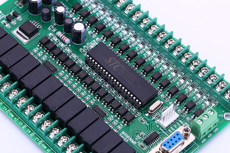 仿西门子s7-200国产plc控制板单片机控制板30mr/30mt在线监控下载