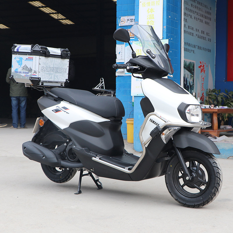 雅马哈旭鹰挡风jym125t3a玻璃高清透明耐磨防风防寒摩托车前挡风