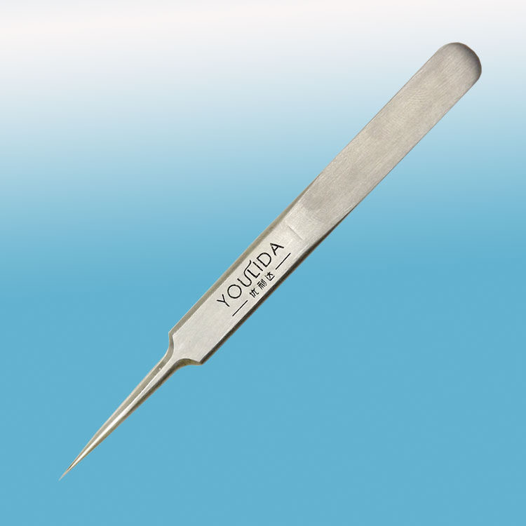 克丽缇娜超细精密细胞夹5号去黑头夹镊子挤痘针瑞士精钢粉刺针夹