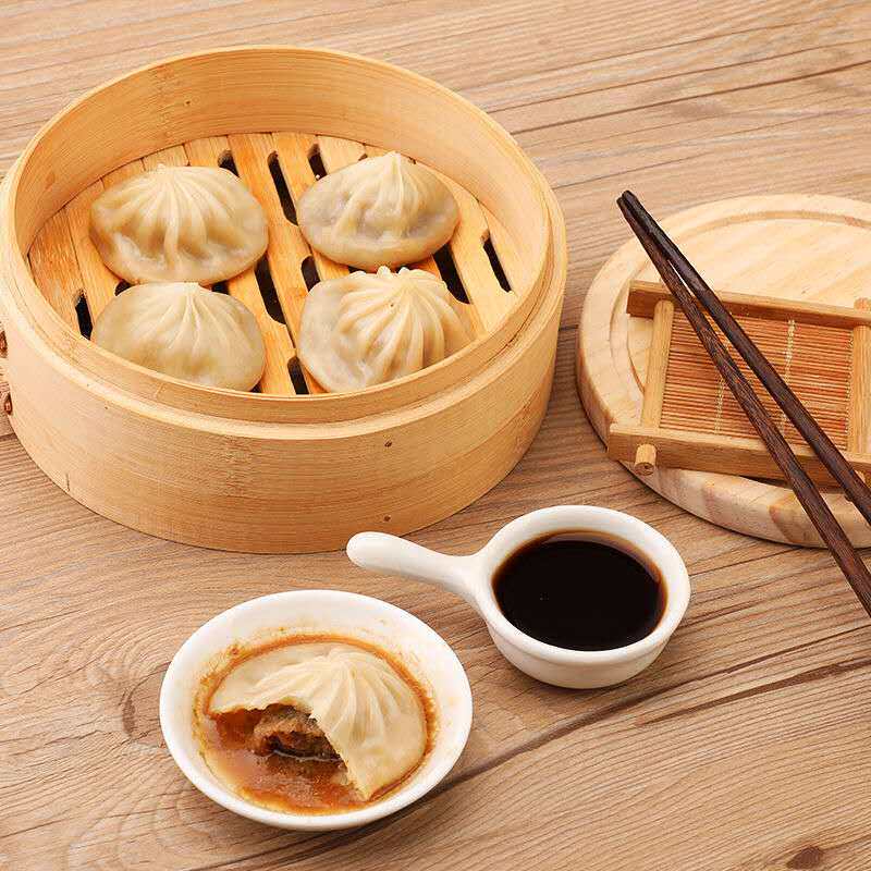 无锡汤包小笼包50只袋装蟹肉鲜肉包子早餐半成品包点