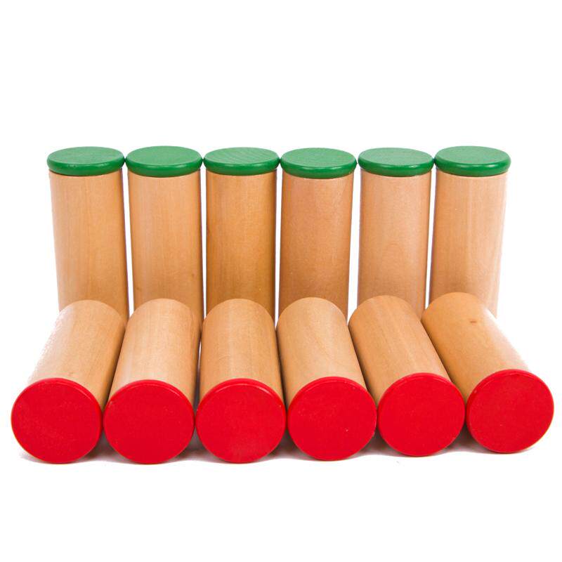 蒙台蒙特梭利蒙氏早教教具嗅觉筒1-3岁婴幼儿童认知感官积木玩具