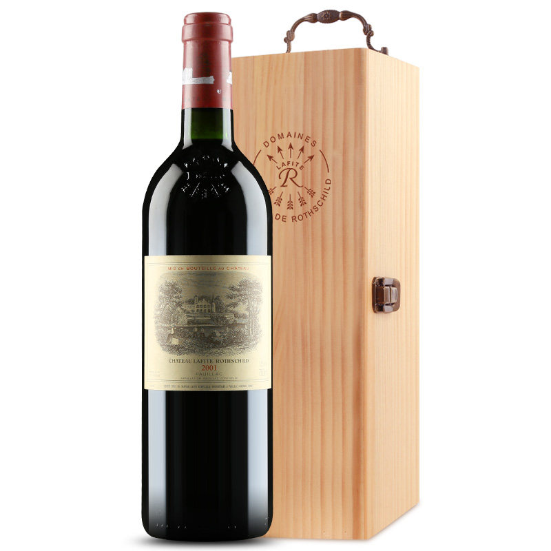 2001年拉菲古堡一级庄正牌干红葡萄酒750ml1瓶lafite