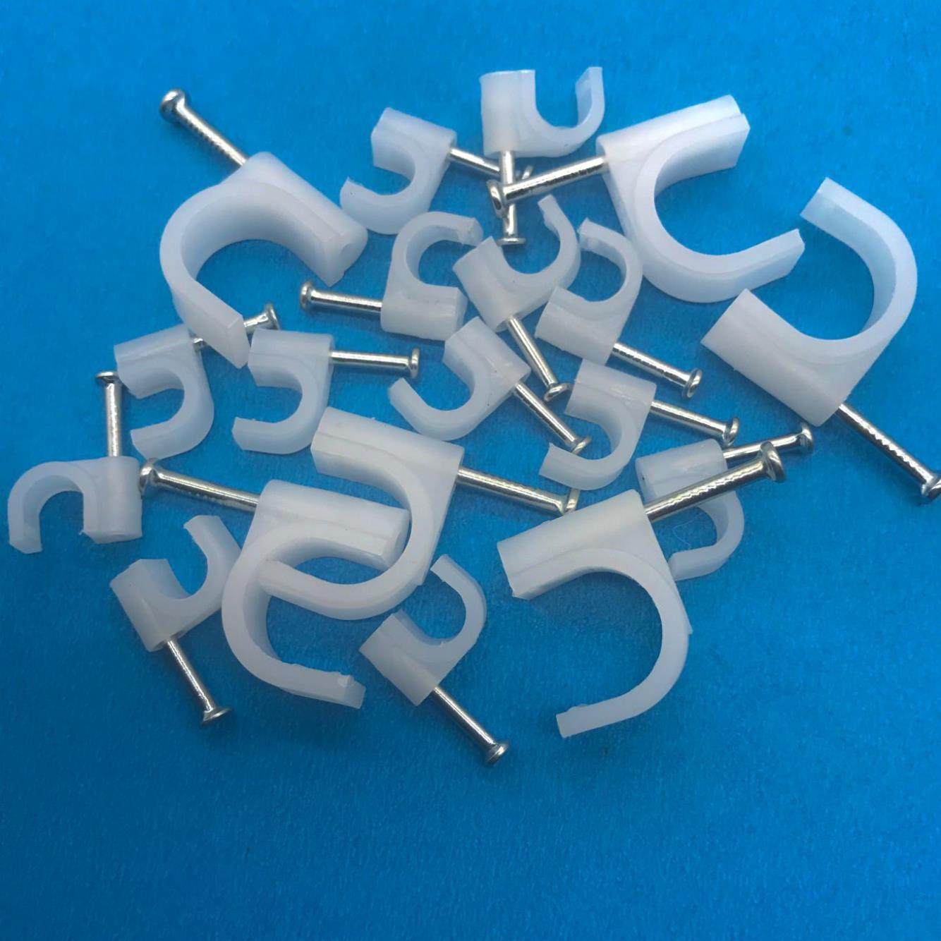 卡子网线钉钢线卡圆形钉卡电线理线钉