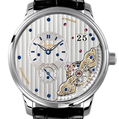 捡漏未使用格拉苏蒂1-91-02-02-02-30机械男表公价103000欧美腕表