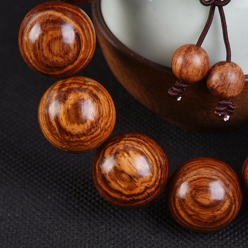 463黄花梨降香黄檀19mm12颗佛珠手串收藏臻品手串