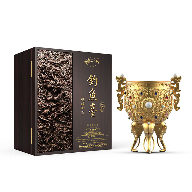 贵州钓鱼台私藏藏酒金瓯永固53度香型白酒1l白酒