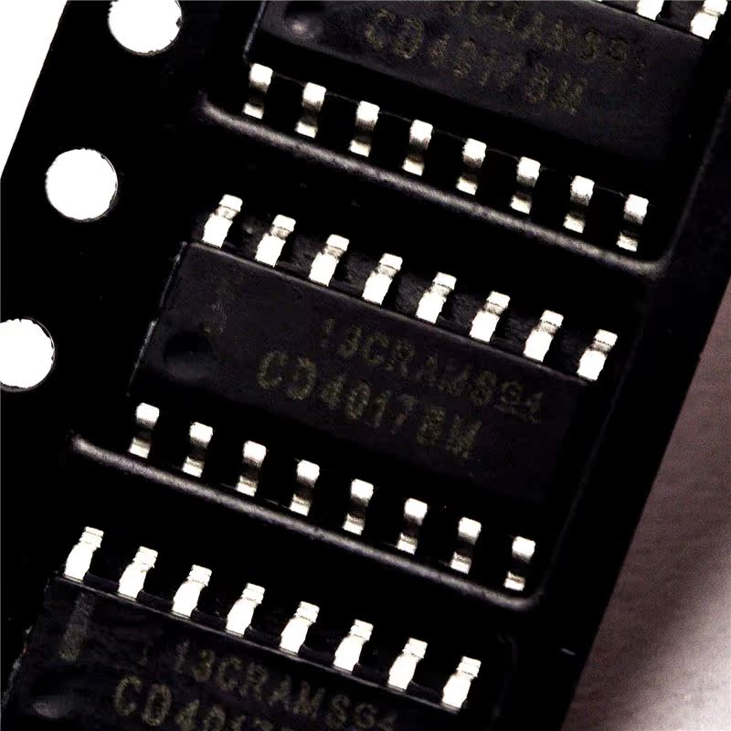 桥田贴片cd4017hcf4017逻辑芯片十进制计数器sop1620只芯片
