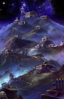 圣斗士星矢十二圣衣神话ex圣域全景背景原画圣斗士星矢模型专区