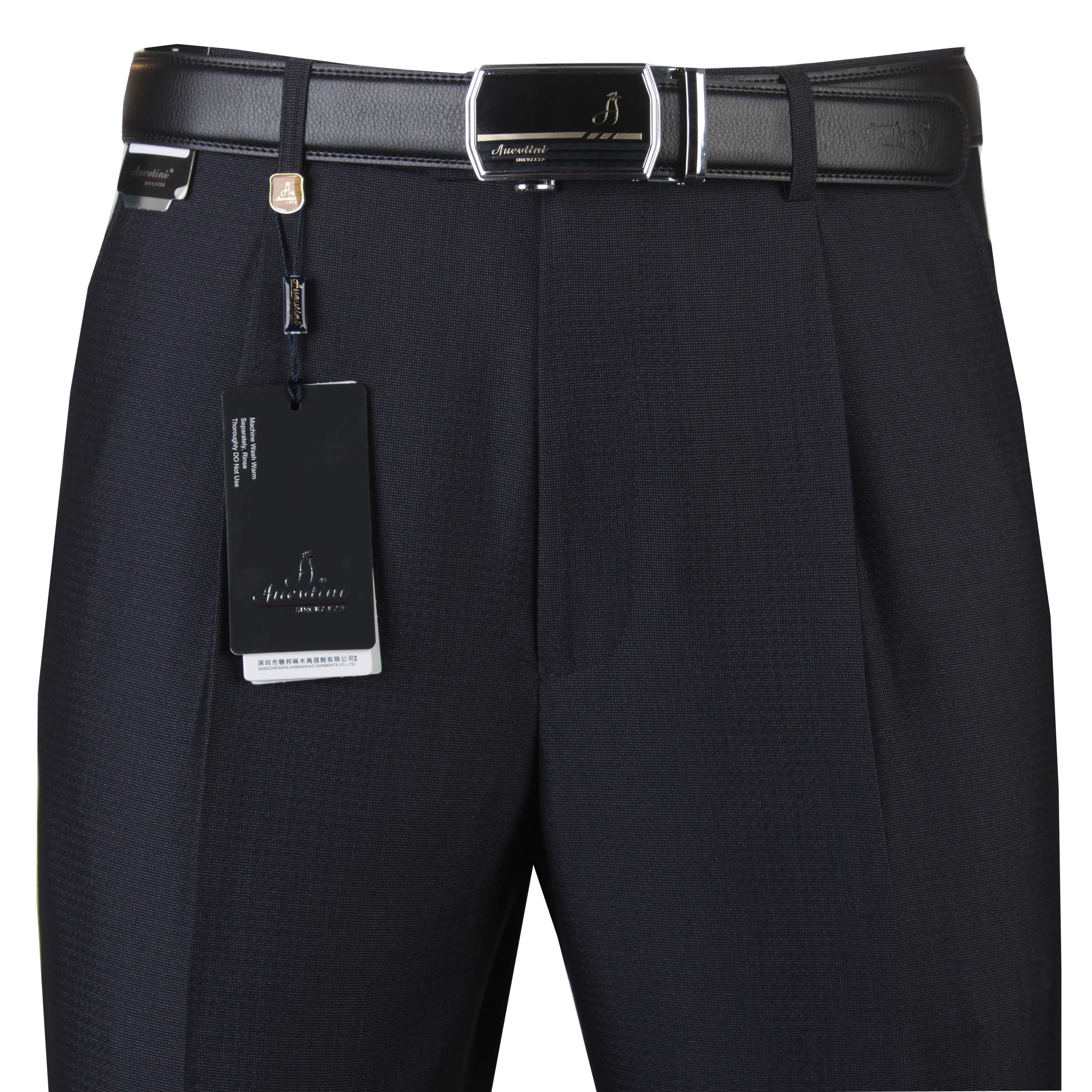 啄木鸟夏季薄款男士休闲西裤男正装裤羊毛免烫西裤