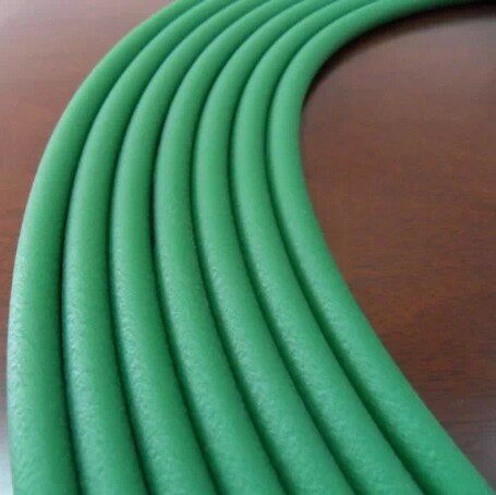 聚氨酯皮带绿色面带粗面传动带圆带圆pu12mm传动带