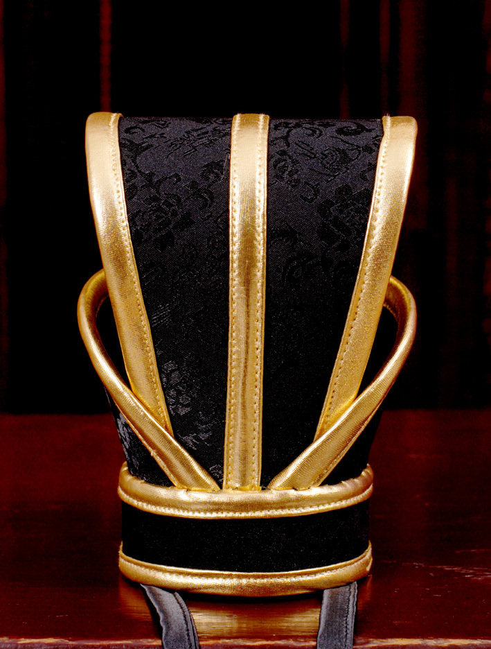 小冠汉服古装黑金三梁高档定制特价定做现货其它帽子定做