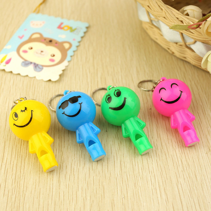 笑脸口哨 1元幼儿园儿童玩具生日小朋友礼物批发便宜货摆地摊六一