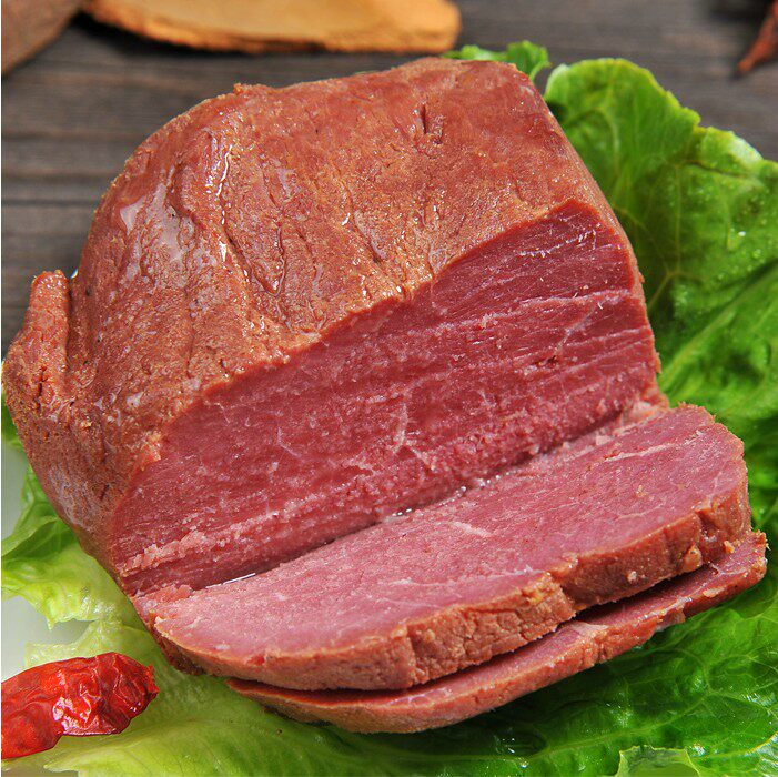 牛肉安徽特产含山含昭五香肉酱纯卤熟食零食牛肉类