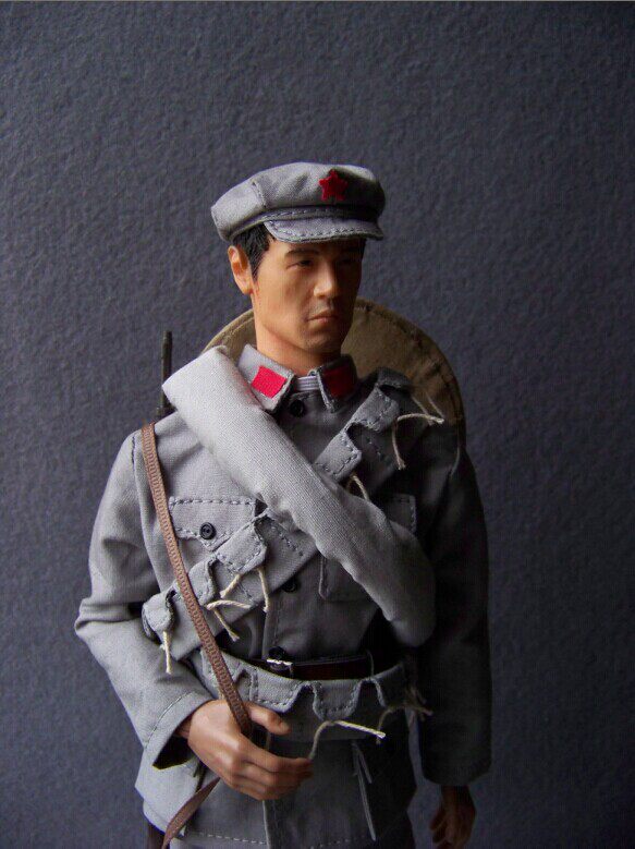 兵人订制八路军国军红军解放抗战冬季制服12寸兵人专区