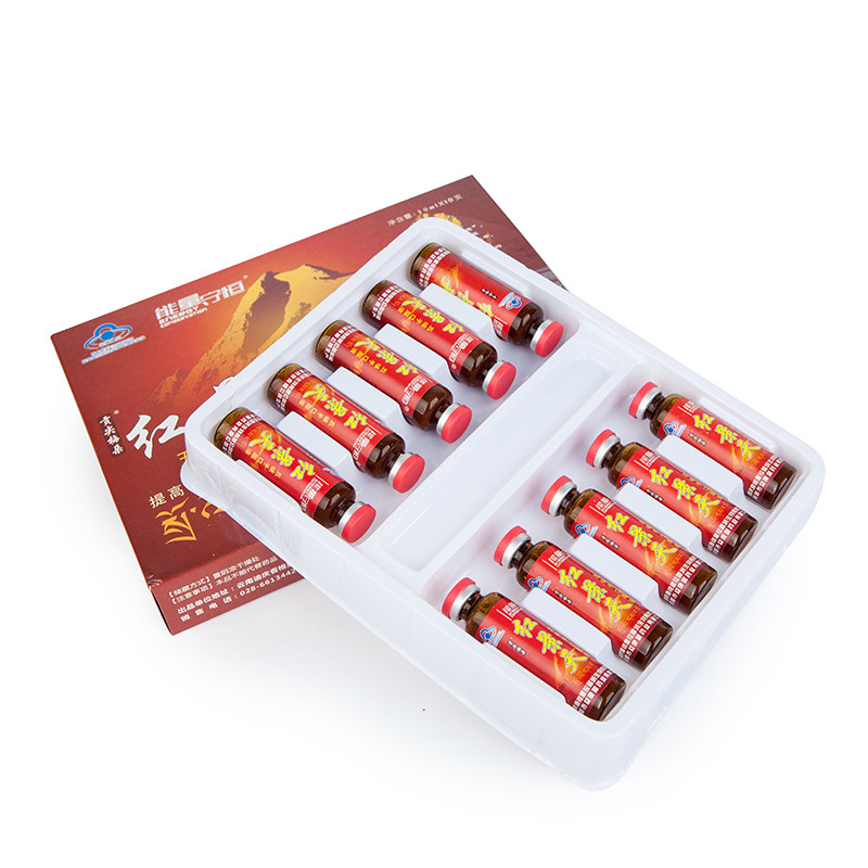 贡尖梅朵牌红景天五味子口服液 10ml/支*10支*8盒套餐