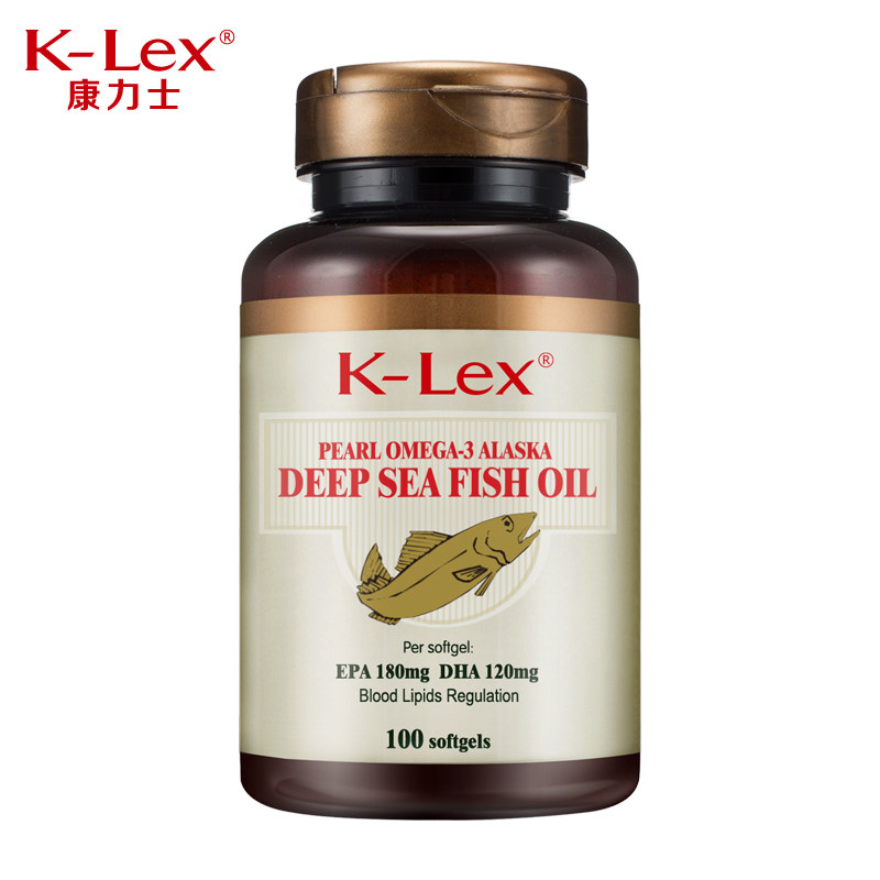 康力士维生素1450mg软胶囊鱼油三文鱼三文力士100粒保健食品