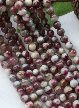 天然无优化紫丁香玉花碧玺紫云母