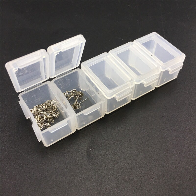 拉美拉 十格组装药盒可拆合五格药盒2条透明老人疗养药丸分装盒子