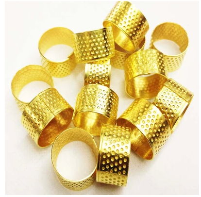 婚庆用品结婚新娘嫁妆金顶针顶针新人吉祥物指环创意礼盒