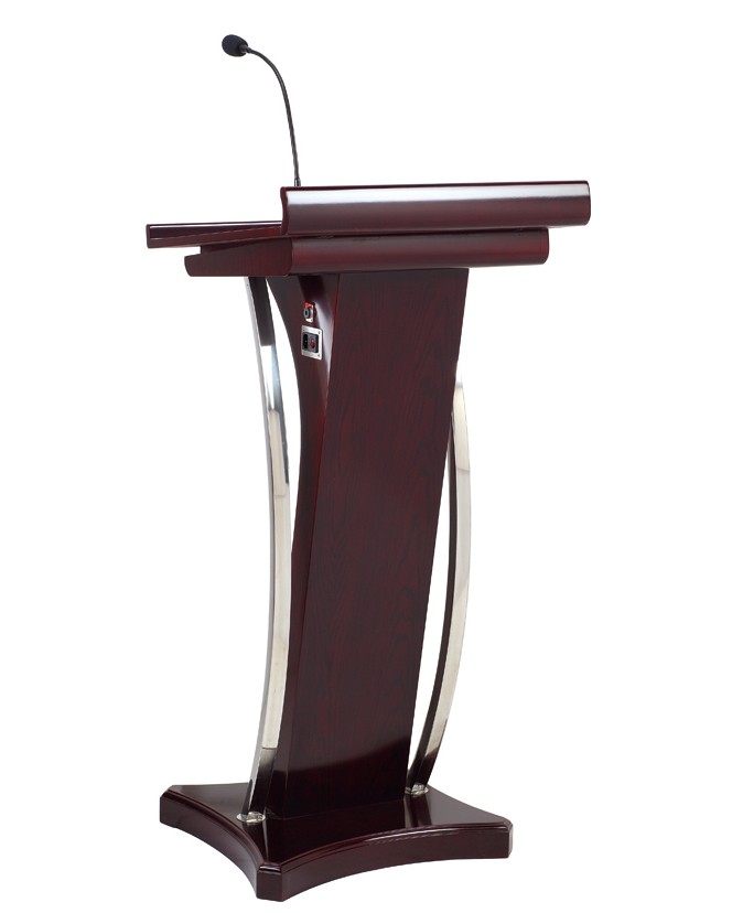 讲台话筒演讲创意迎宾木质发言接待咨客台讲桌演讲台