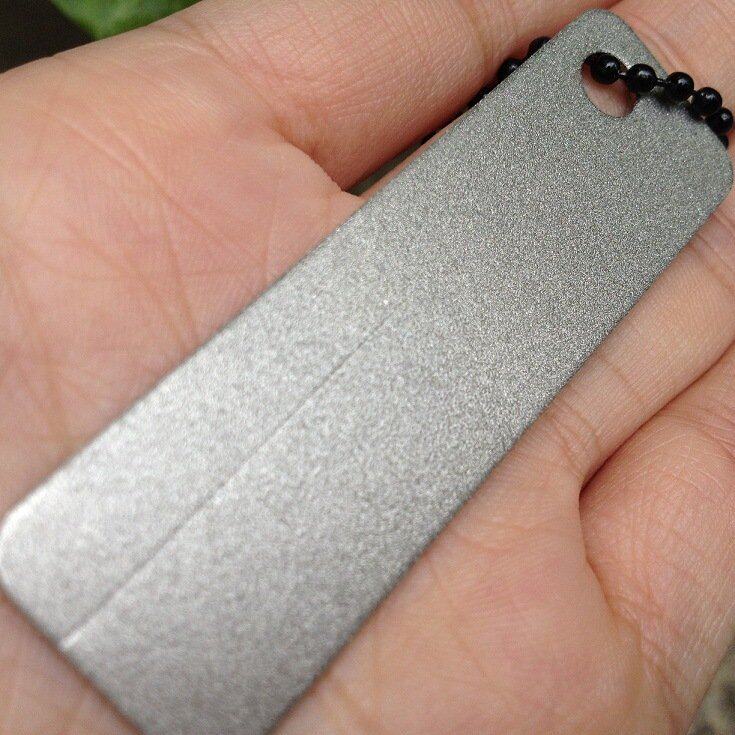 鱼钩超硬金刚石磨刀石户外修刀磨刀轻便好带edc磨刀石
